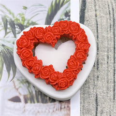 MINI ROSES LOVE HEART WREATH/GARLAND MOULD