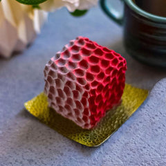 MINI HONEYCOMB CUBE CHOCOLATE MOUSSE CAKE MOULD 8 PCS