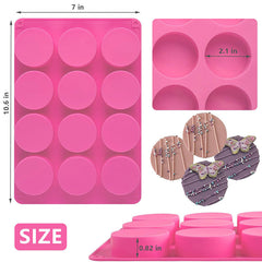 MINI ROUND CHOCOLATE MOULD 12 PCS