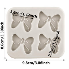 MINI MINNIE MOUSE BOW MOULD SET 4PCS