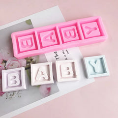 BABY MESSAGE BLOCKS MOULD