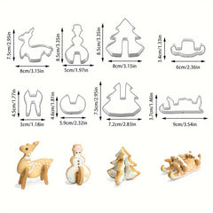 GINGER BREAD HOUSE COOKIE CUTTER SET 18 PCS