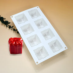 MINI GIFT BOX CHOCOLATE MOUSSE CAKE MOULD 8 PCS