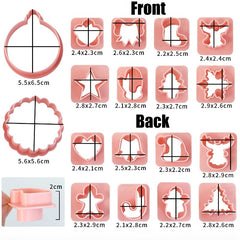 CHRISTMAS THEMED COOKIE CUTTER WITH EMBOSSER SET 10 PCS
