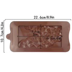 GEO / GEODE LARGE CHOCOLATE BAR MOULD