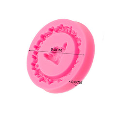 MINI VINTAGE ROUND SCROLL FRAME MOULD