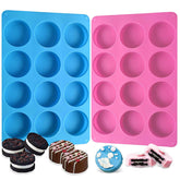 MINI ROUND CHOCOLATE MOULD 12 PCS