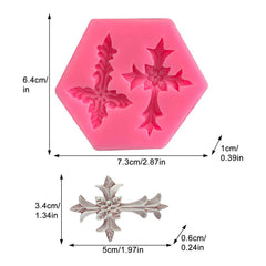 MINI CROSSES MOULD 2 PCS