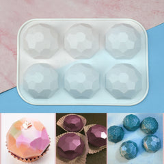3D MINI JEWEL CHOCOLATE MOULD 6 PCS