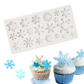 TINY ASSORTED SNOWFLAKES MOULD 20 PCS