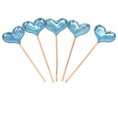 SHINY LOVE HEART TOPPER 1PC