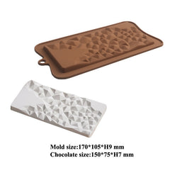 GEO / GEODE LARGE CHOCOLATE BAR MOULD