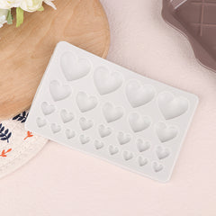 ASSORTED SIZES MINI LOVE HEARTS MOULD