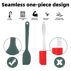 ASSORTED SILICONE SPATULA SET 9 PCS