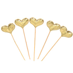 SHINY LOVE HEART TOPPER 1PC