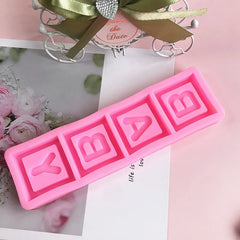 BABY MESSAGE BLOCKS MOULD