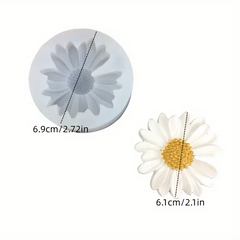 SINGLE DAISY FLOWER HEAD MOULD