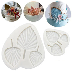 PALM LEAVES SET MOULD 3 PCS