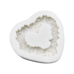 MINI ROSES LOVE HEART WREATH/GARLAND MOULD