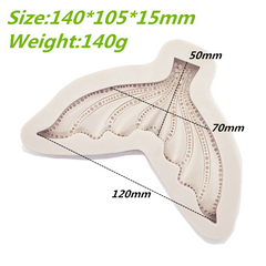 LARGE MERMAID TAIL MOULD