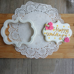 ASSORTED SHAPES PLAQUE COOKIE CUTTERS SET 4PCS