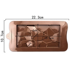 BROKEN / CRACKED CHOCOLATE BAR MOULD