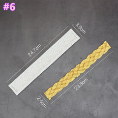 THICK BRAIDED/PLAITED ROPE BORDER MOULD