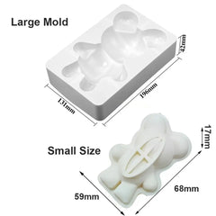 BEAR CHOCOLATE MOUSSE MOULD 1PC
