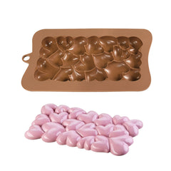 LOVE HEARTS LARGE CHOCOLATE BAR MOULD