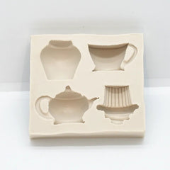 MINI TEA SET MOULD 4 PCS