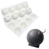 3D MINI BOMB CHOCOLATE MOUSSE MOULD 8 PCS