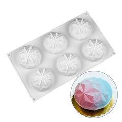 MINI ROUND GEO CHOCOLATE MOUSSE MOULD 6 PCS