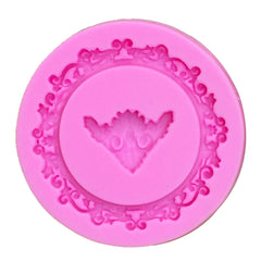MINI VINTAGE ROUND SCROLL FRAME MOULD