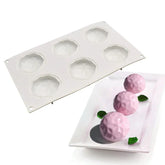 MINI ROUND GEO CHOCOLATE MOUSSE MOULD 6 PCS