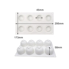 3D MINI ORANGES CHOCOLATE MOUSSE MOULD 8 PCS