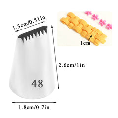 BASKET WEAVE STAINLESS STEEL NOZZLE SET (47,48,895,1D)