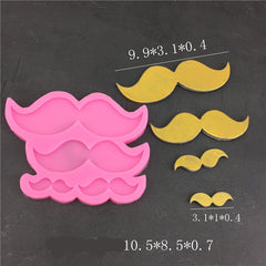 ASSORTED SIZES MOUSTACHE MOULD