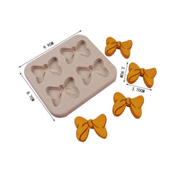 MINI MINNIE MOUSE BOW MOULD SET 4PCS