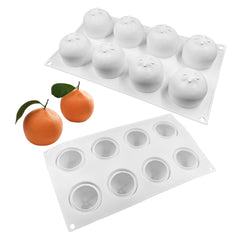 3D MINI ORANGES CHOCOLATE MOUSSE MOULD 8 PCS