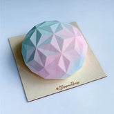 ROUND GEO CHOCOLATE MOUSSE CAKE MOULD