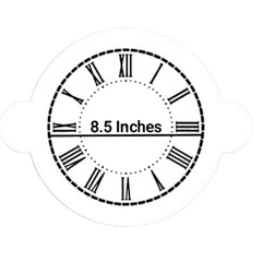 LARGE CLOCK STENCIL
