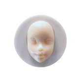 HUMAN FACE WITH EYE LASHES MOULD