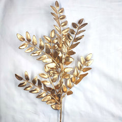 ARTIFICIAL GOLD ASH TREE LEAF TOPPER