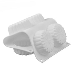 MINI ROUND ORIGAMI CHOCOLATE MOUSSE MOULD 6 PCS