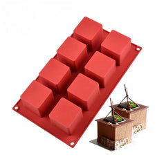 MINI CUBE CHOCOLATE MOUSSE MOULD 8 PCS