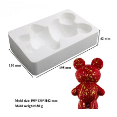 BEAR CHOCOLATE MOUSSE MOULD 1PC