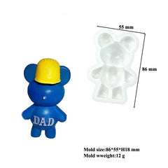 BEAR CHOCOLATE MOUSSE MOULD 1PC