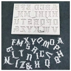GOTHIC FONT ALPHABETS MOULD