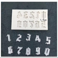 GOTHIC FONT ALPHABETS MOULD