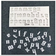 GOTHIC FONT ALPHABETS MOULD
